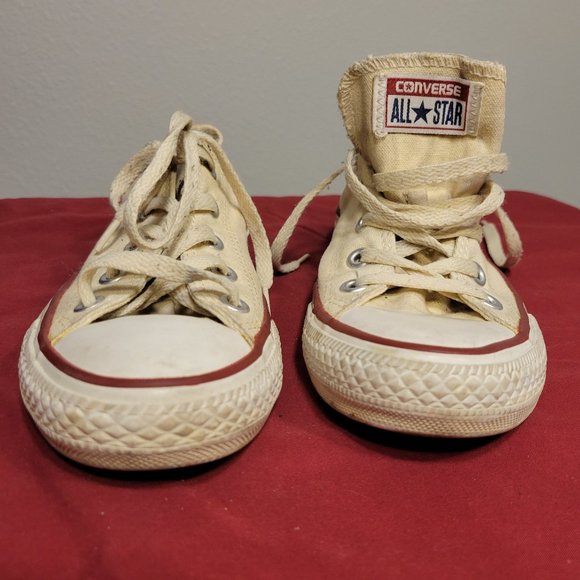 CONVERSE ALL STARS WHITE LOW TOPS - Picture 6 of 11